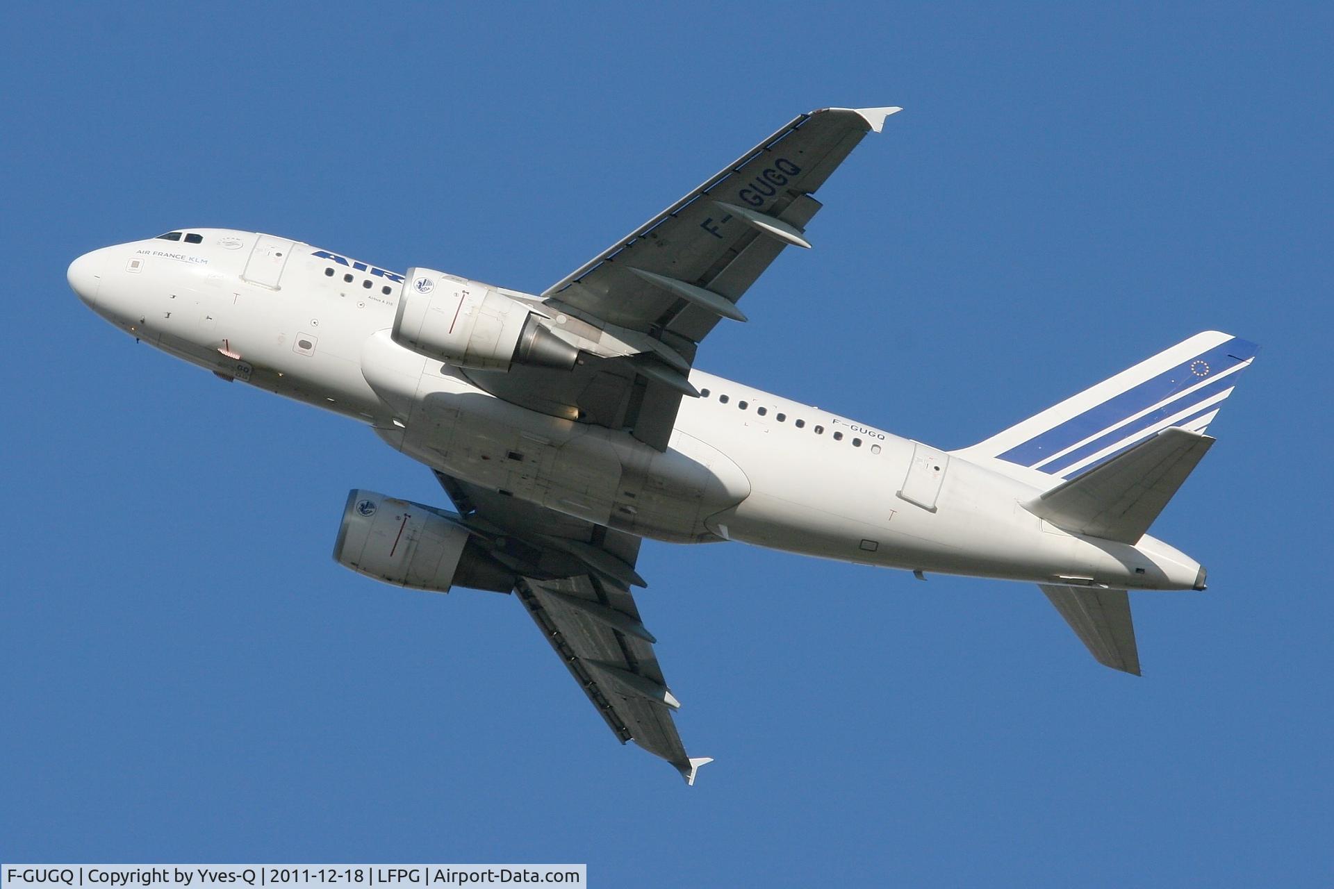 F-GUGQ, 2006 Airbus A318-111 C/N 2972, Airbus A318-111, Take off rwy 26R, Roissy Charles De Gaulle Airport (LFPG-CDG)