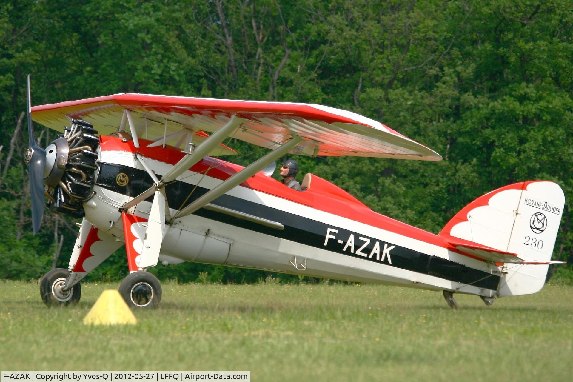 F-AZAK, Morane-Saulnier MS-230 C/N 403, Morane-Saulnier MS-230, La Ferté-Alais Airfield (LFFQ) Air Show (Le Temps Des Hélices)