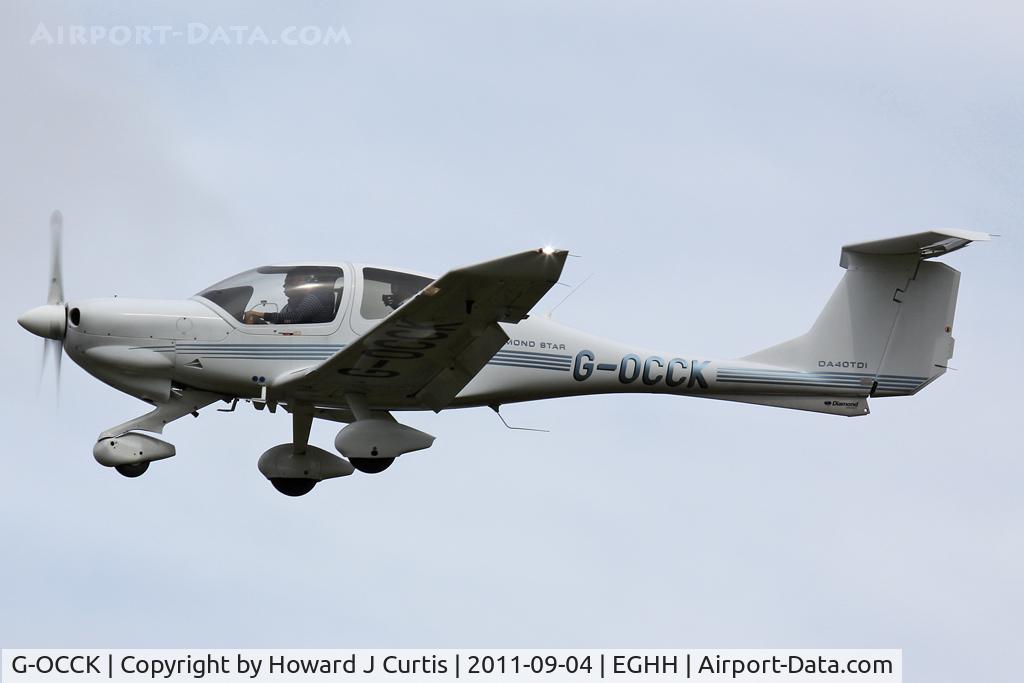 G-OCCK, 2006 Diamond DA-40D Diamond Star C/N D4.234, Privately owned.