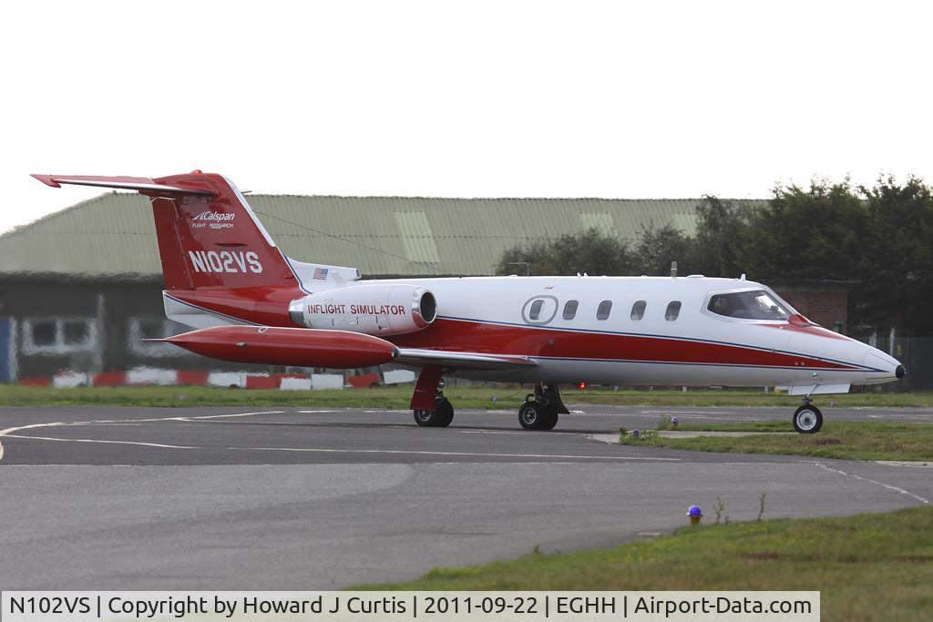 N102VS, 1974 Gates LearJet 25B C/N 180, Calspan Inflight Simulator titles.