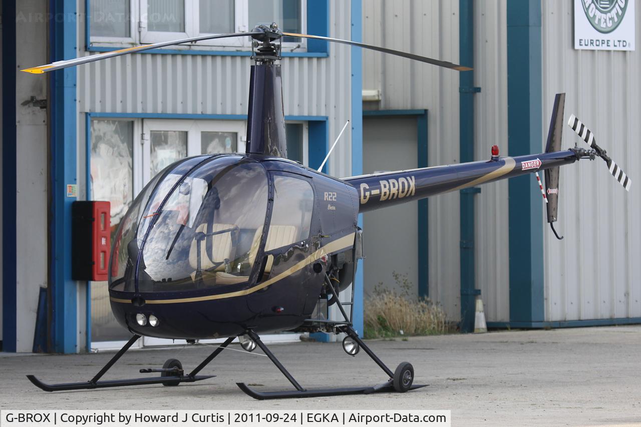 G-BROX, 1989 Robinson R22 Beta C/N 1127, Privately owned.