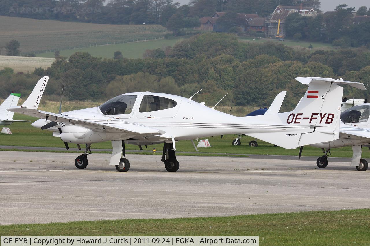 OE-FYB, Diamond DA-42 Twin Star C/N 42.365, Privately owned.