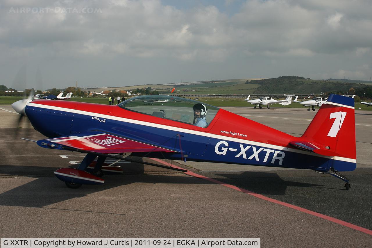 G-XXTR, 2000 Extra EA-300L C/N 126, Flight1 titles.
