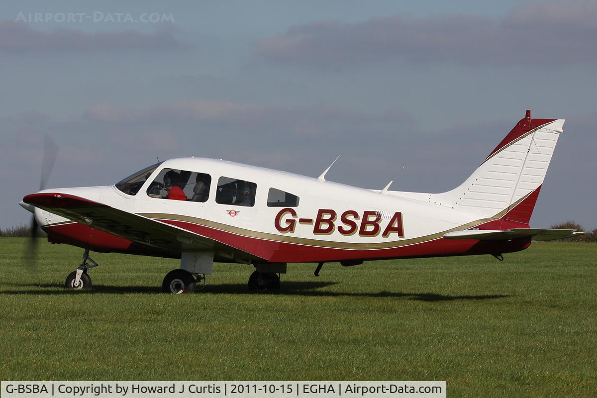 G-BSBA, 1980 Piper PA-28-161 Cherokee Warrior II C/N 28-8016041, Privately owned.
