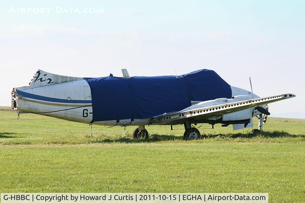 G-HBBC, 1948 De Havilland DH-104 Dove 8 C/N 04211, BBC Air, being readied for road transport off site.