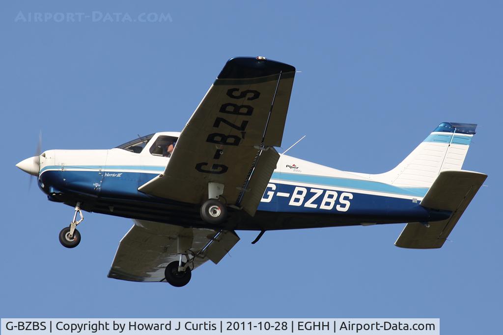 G-BZBS, 2000 Piper A-28-161 Cherokee Warrior III C/N 2842080, Operated by Bournemouth Flying Club.