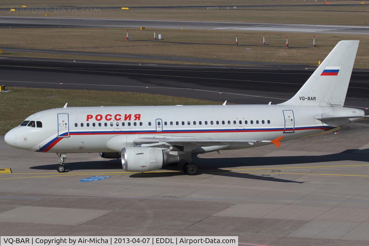 VQ-BAR, 2001 Airbus A319-111 C/N 1488, Rossiya, Airbus A319-111, CN: 1488