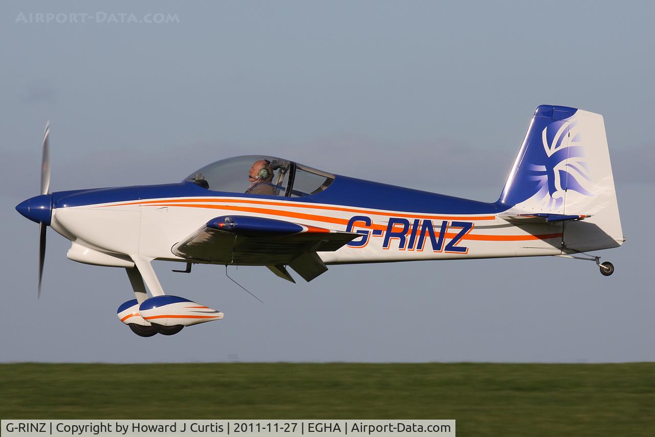 G-RINZ, 2006 Vans RV-7 C/N PFA 323-13982, Privately owned.