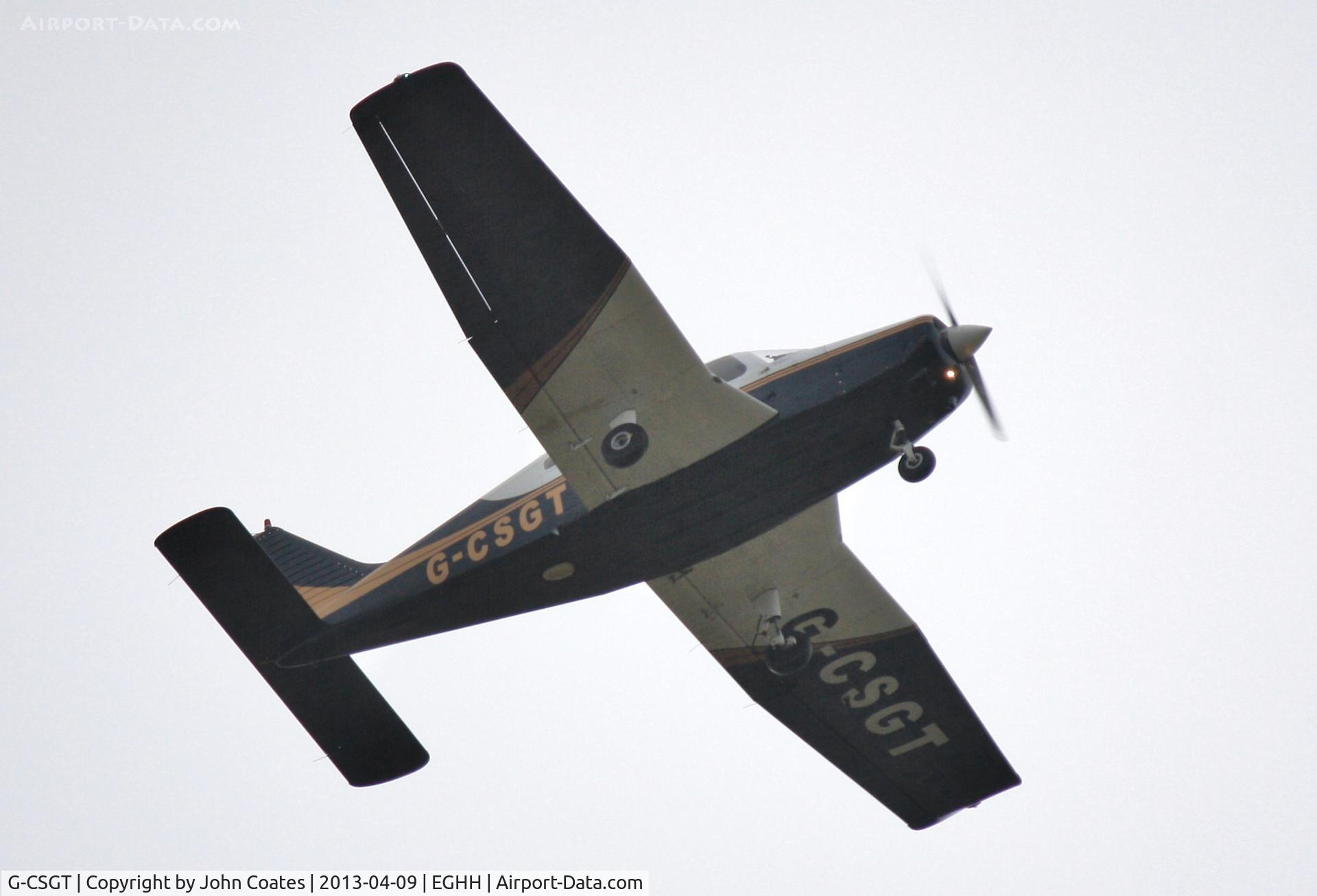 G-CSGT, 1988 Piper PA-28-161 Cherokee Warrior II C/N 2816069, missed approach in poor weather