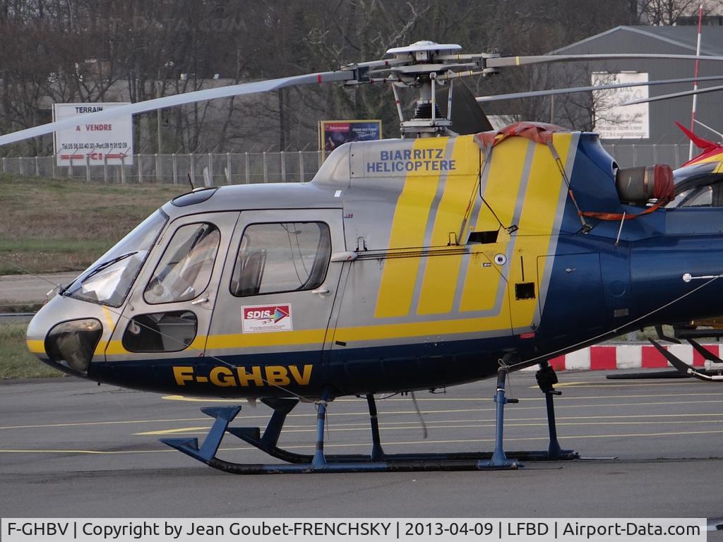 F-GHBV, Aerospatiale AS-350BA Ecureuil C/N 1544, Biarritz Hélico