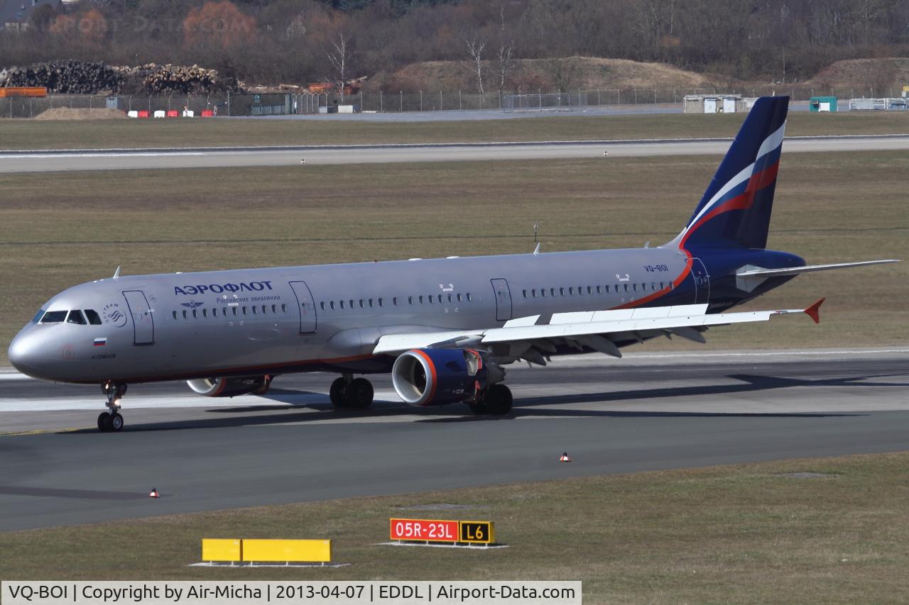 VQ-BOI, 2012 Airbus A321-211 C/N 5059, Aeroflot, Airbus A321-211, CN: 5059, Aircraft Name: N. Semenov