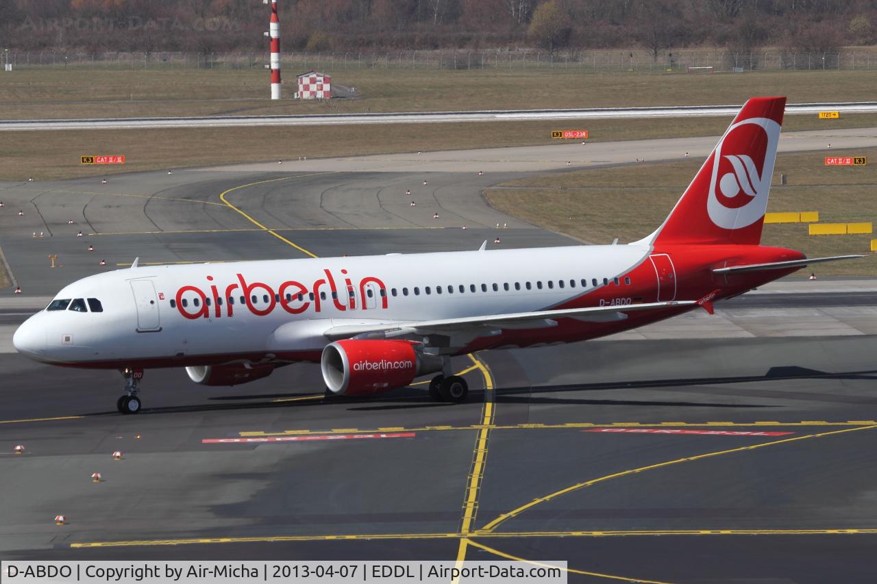 D-ABDO, 2007 Airbus A320-214 C/N 3055, Air Berlin, Airbus A320-214, CN: 3055