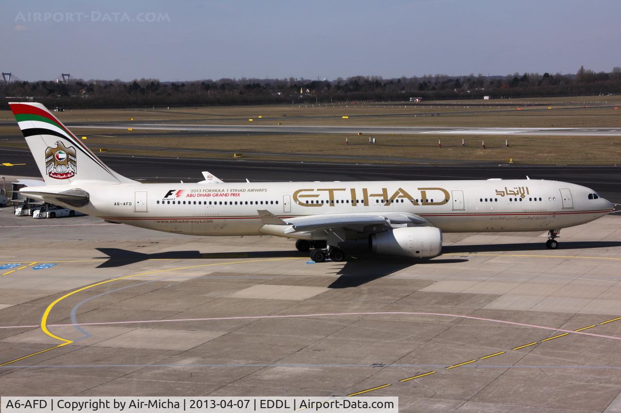 A6-AFD, 2011 Airbus A330-343X C/N 1205, Etihad Airways, Airbus A330-343X, CN: 1205