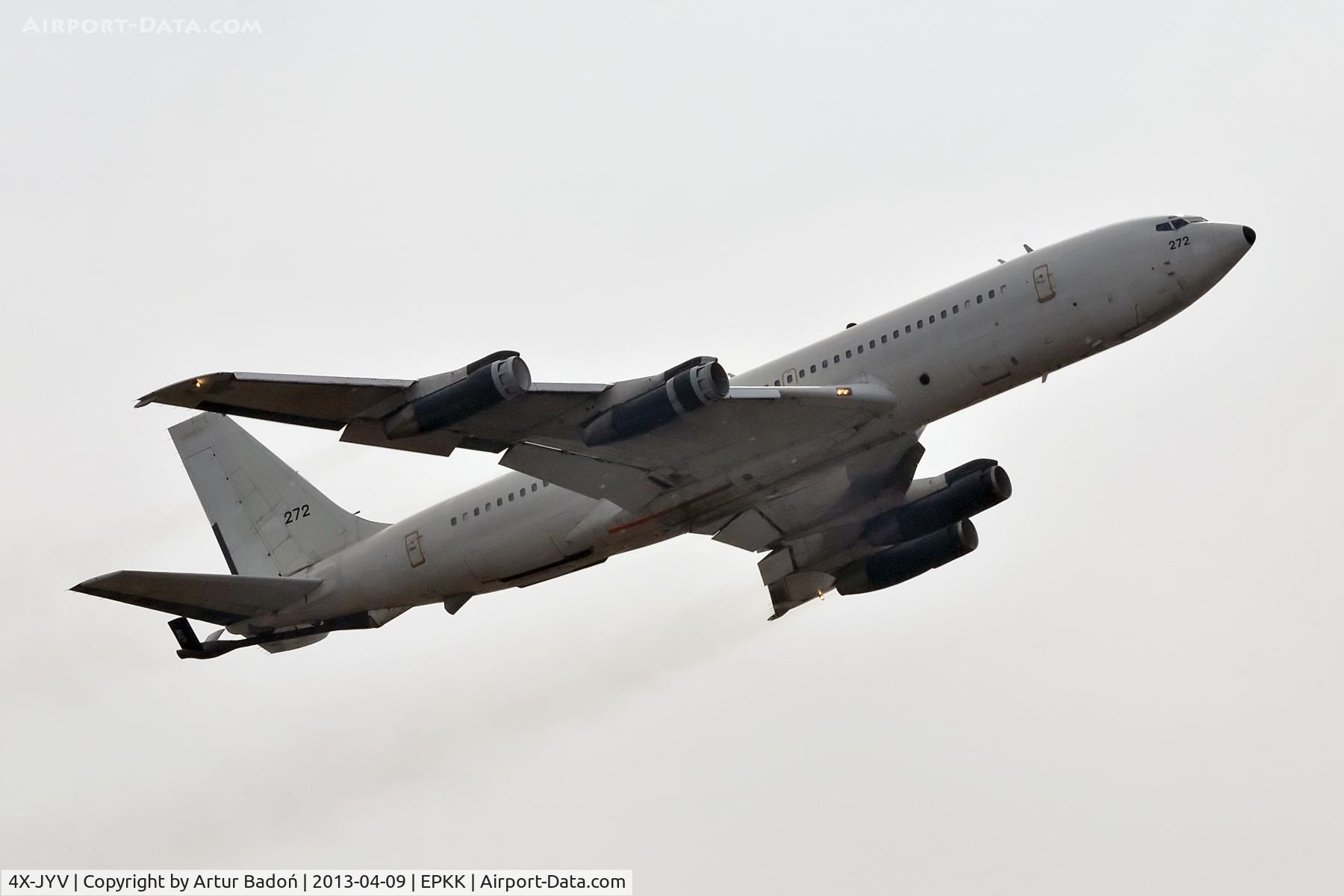 4X-JYV, 1975 Boeing 707-3L6C C/N 21096, Israel Air Force