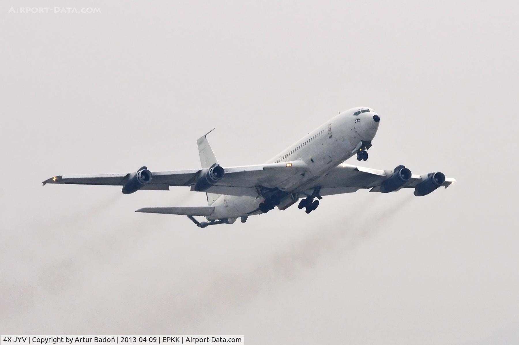 4X-JYV, 1975 Boeing 707-3L6C C/N 21096, Israel Air Force