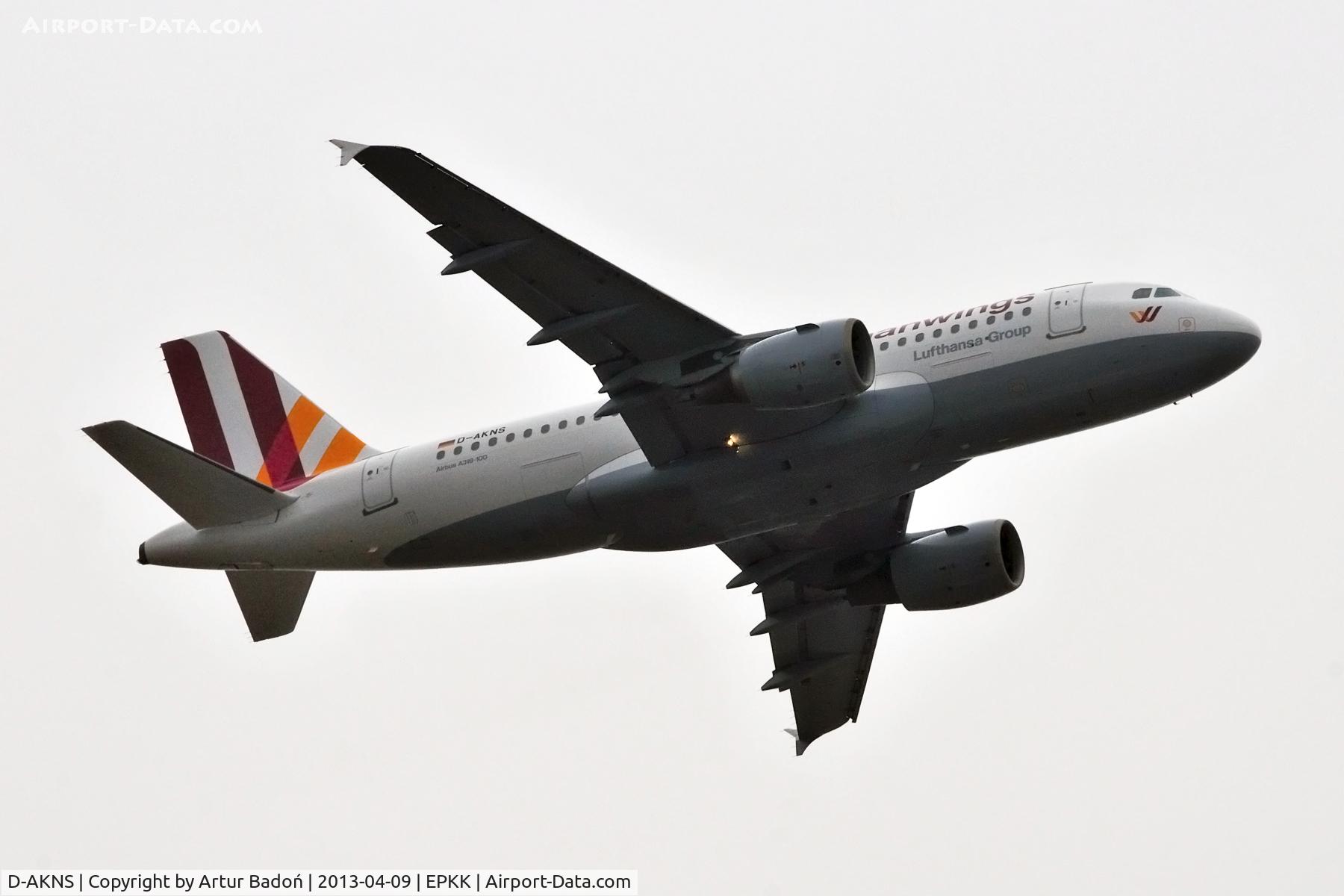 D-AKNS, 2000 Airbus A319-112 C/N 1277, Germanwings