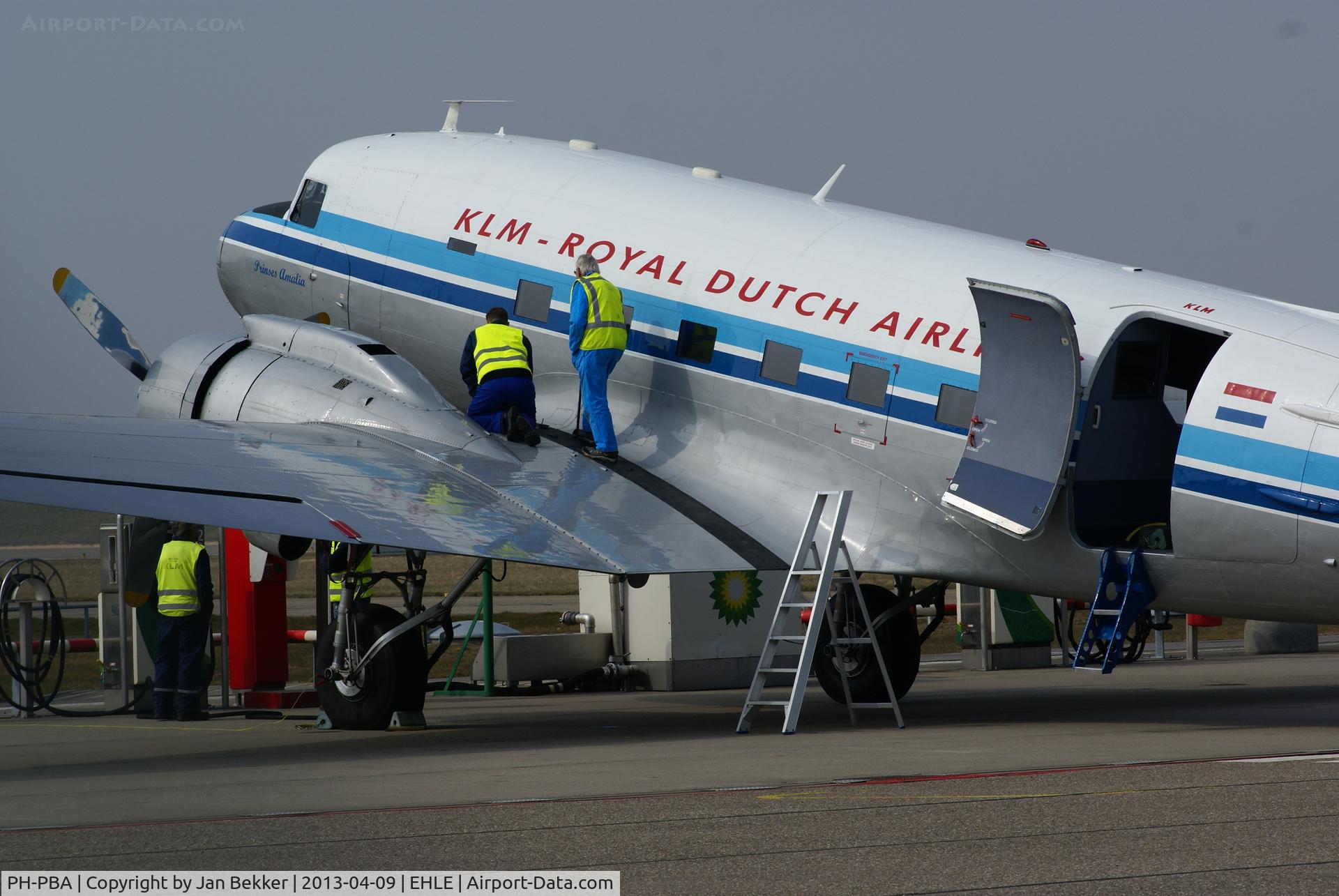 PH-PBA, 1943 Douglas DC-3C-S1C3G (C-47A-75-DL) C/N 19434, On the ramp of Lelystad Airport, its homebase.