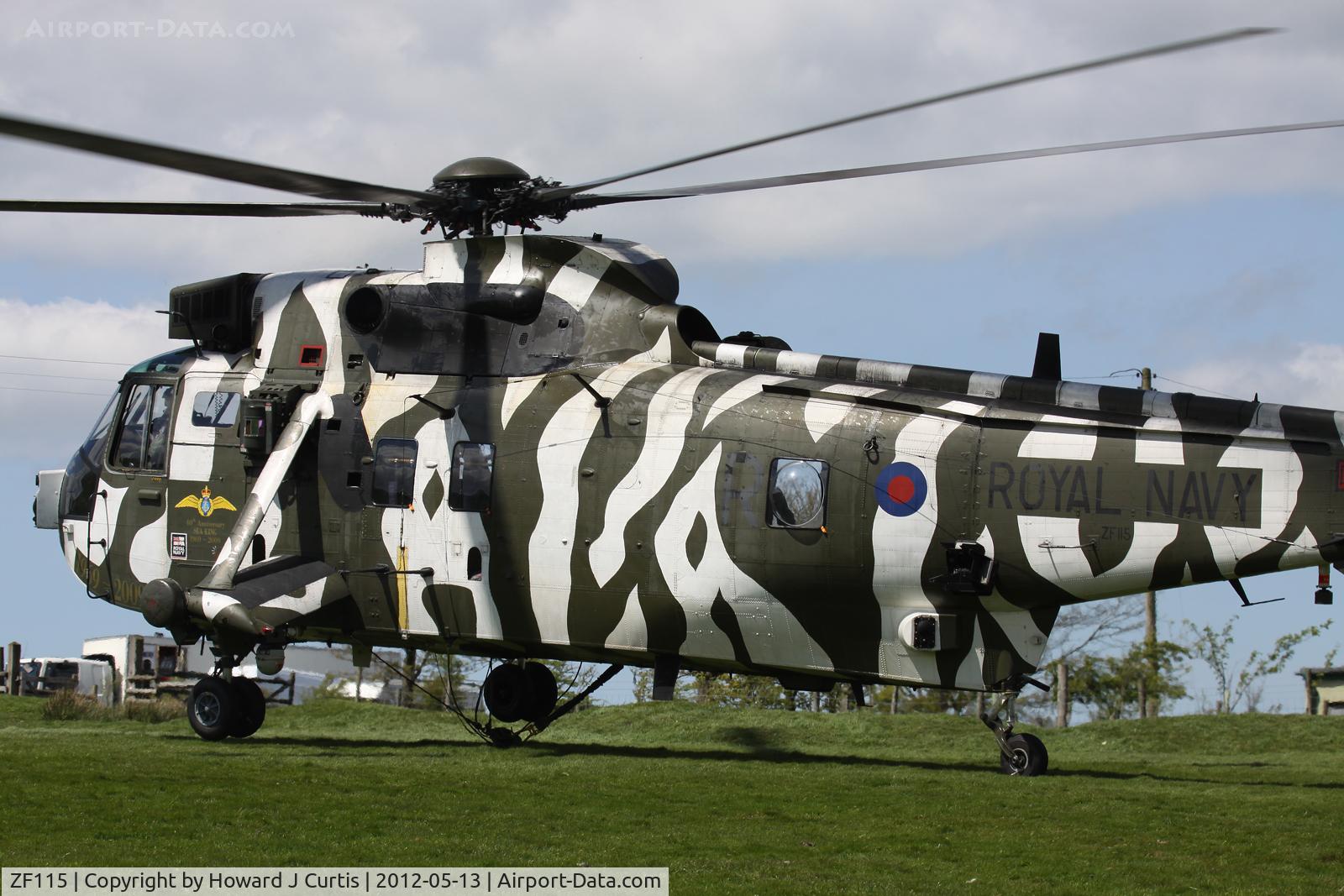 ZF115, 1985 Westland Sea King HC.4 C/N WA960, Supporting the 2012 'Ten Tors' event at Okehampton, Devon.