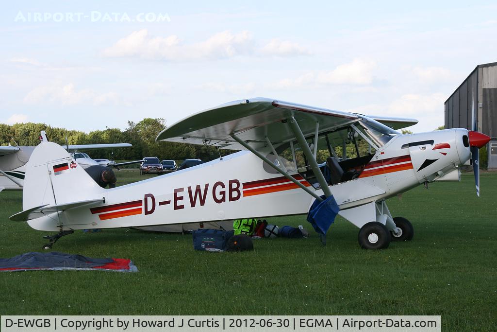 D-EWGB, 1960 Piper PA-18-150 Super Cub Super Cub C/N 18-7442, Privately owned.
