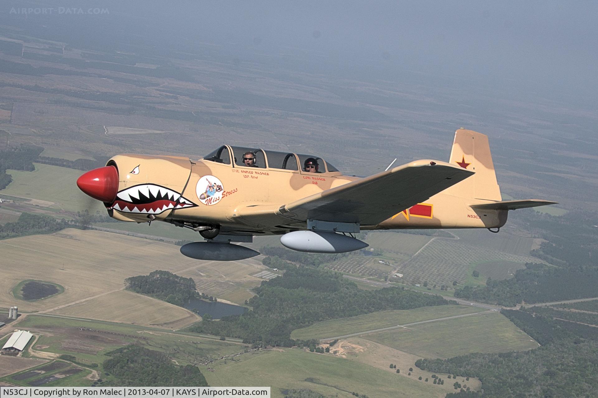 N53CJ, 1972 Nanchang CJ-6A C/N 2432062, RPA Swamp Thunder 2013