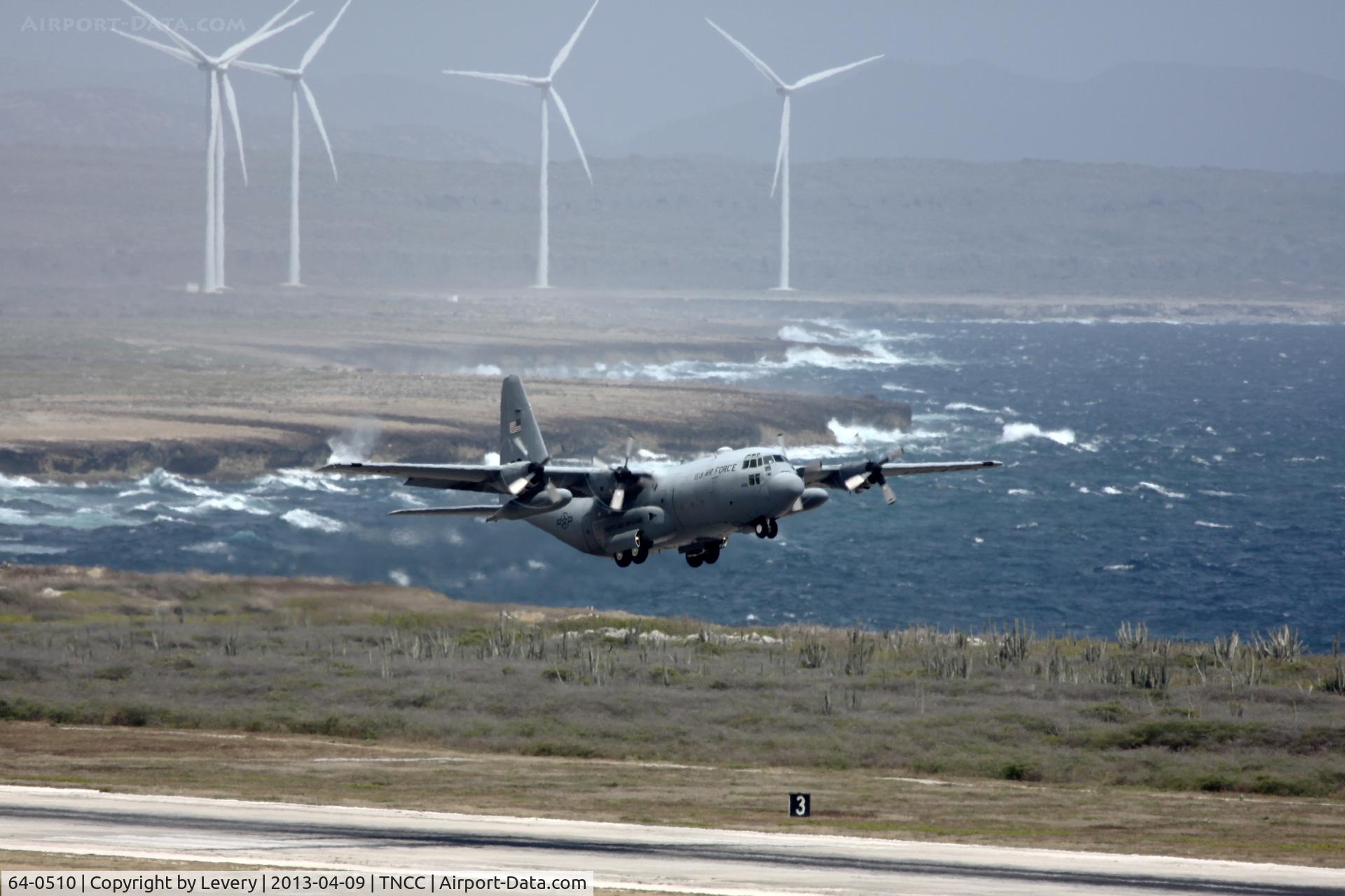 64-0510, 1964 Lockheed C-130E-LM Hercules C/N 382-3994, Dep Rwy11, back to the USA