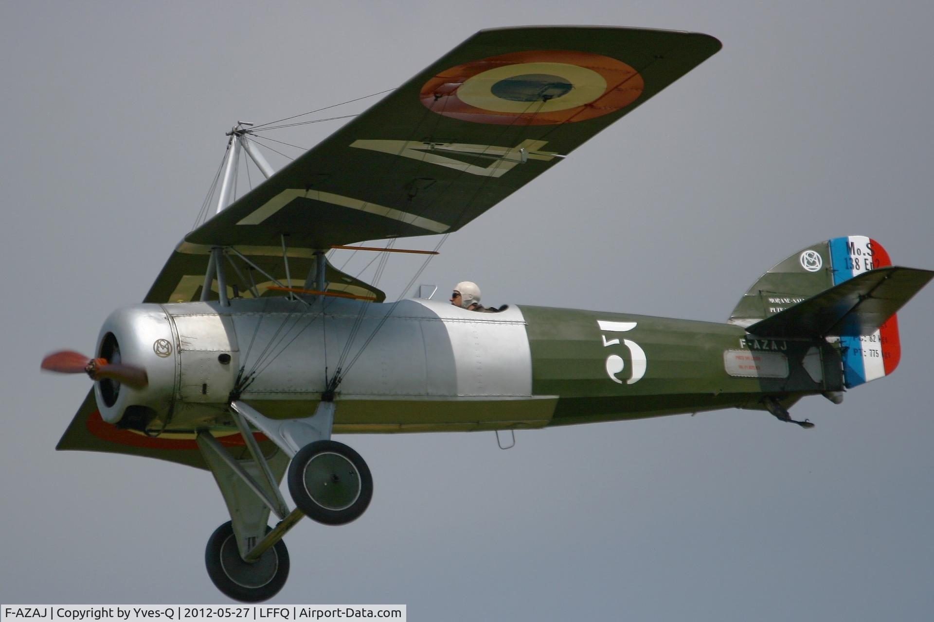 F-AZAJ, 1927 Morane-Saulnier MS-138EP-2 C/N 3220/138, Morane-Saulnier MS-138 EP2 , La Ferté-Alais Airfield (LFFQ) Air Show (Le Temps Des Hélices)