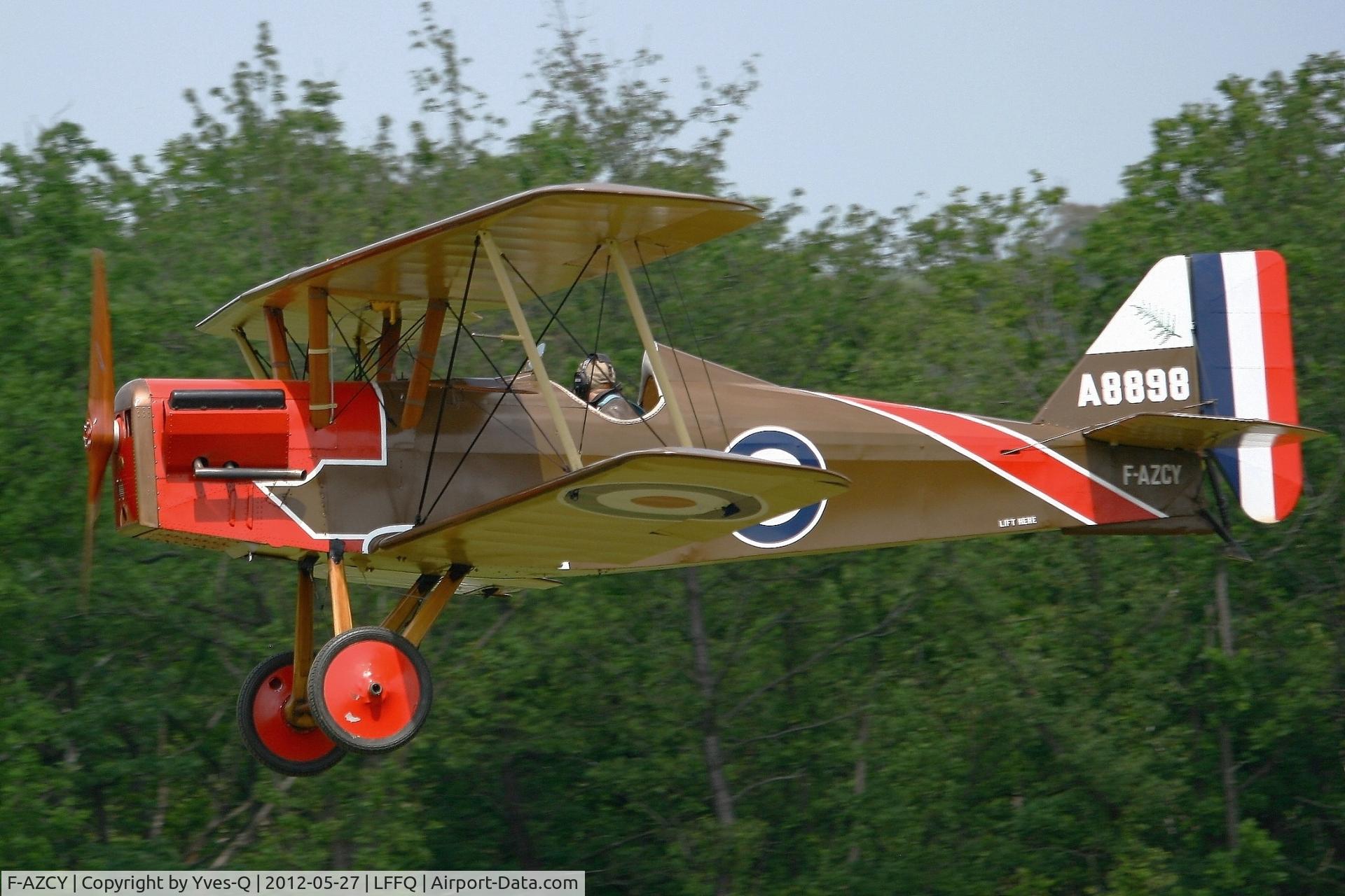 F-AZCY, Royal Aircraft Factory SE-5A Replica C/N 03, Royal Aircraft Factory SE-5, La Ferté-Alais Airfield (LFFQ) Air Show (Le Temps Des Hélices) Open day 2012