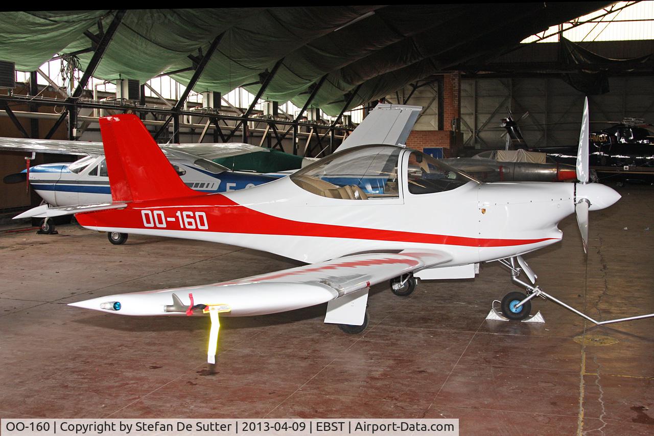 OO-160, 2002 HB Flugtechnik HB-207 Alfa C/N 207 016, In hangar 43 at EBST. OO-registered since 15 March 2013.