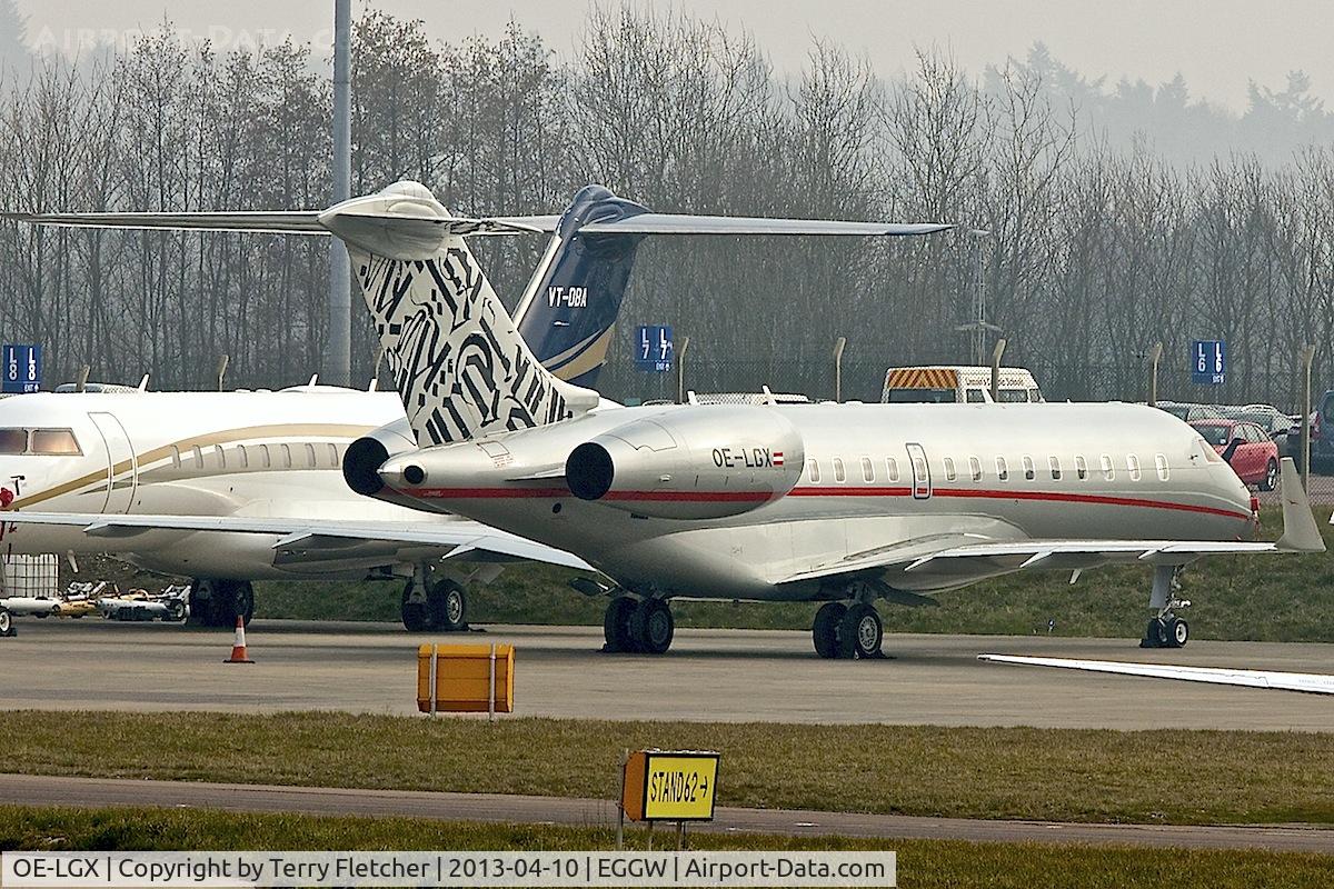 OE-LGX, 2008 Bombardier BD-700-1A10 Global Express C/N 9323, 2008 Bombardier BD-700-1A10 Global Express, c/n: 9323 at Luton