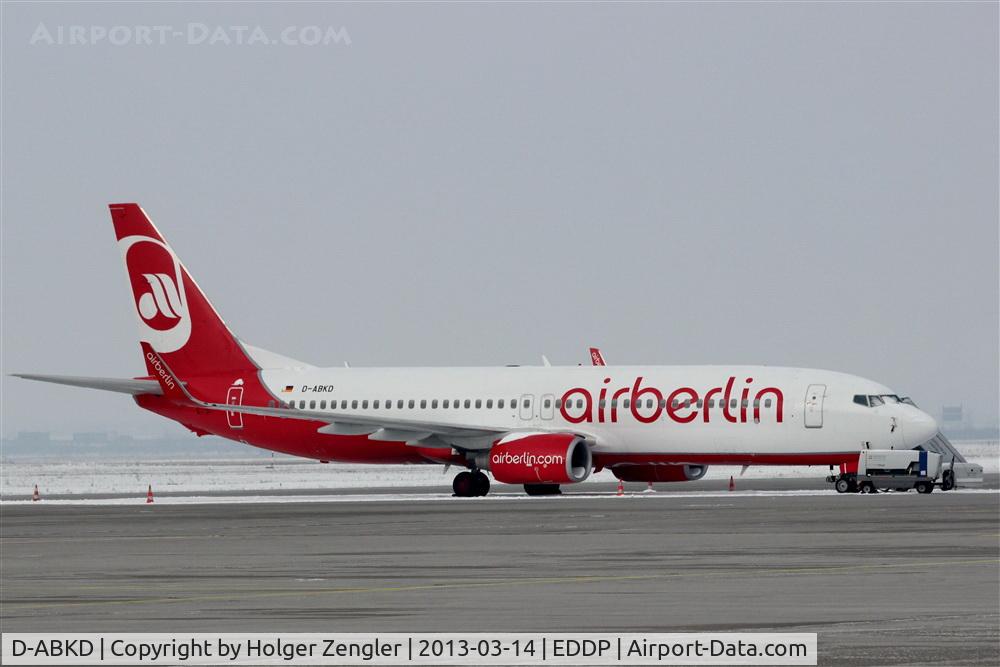 D-ABKD, 2009 Boeing 737-86J C/N 37742, Waiting for a new task to mediterrean beaches....