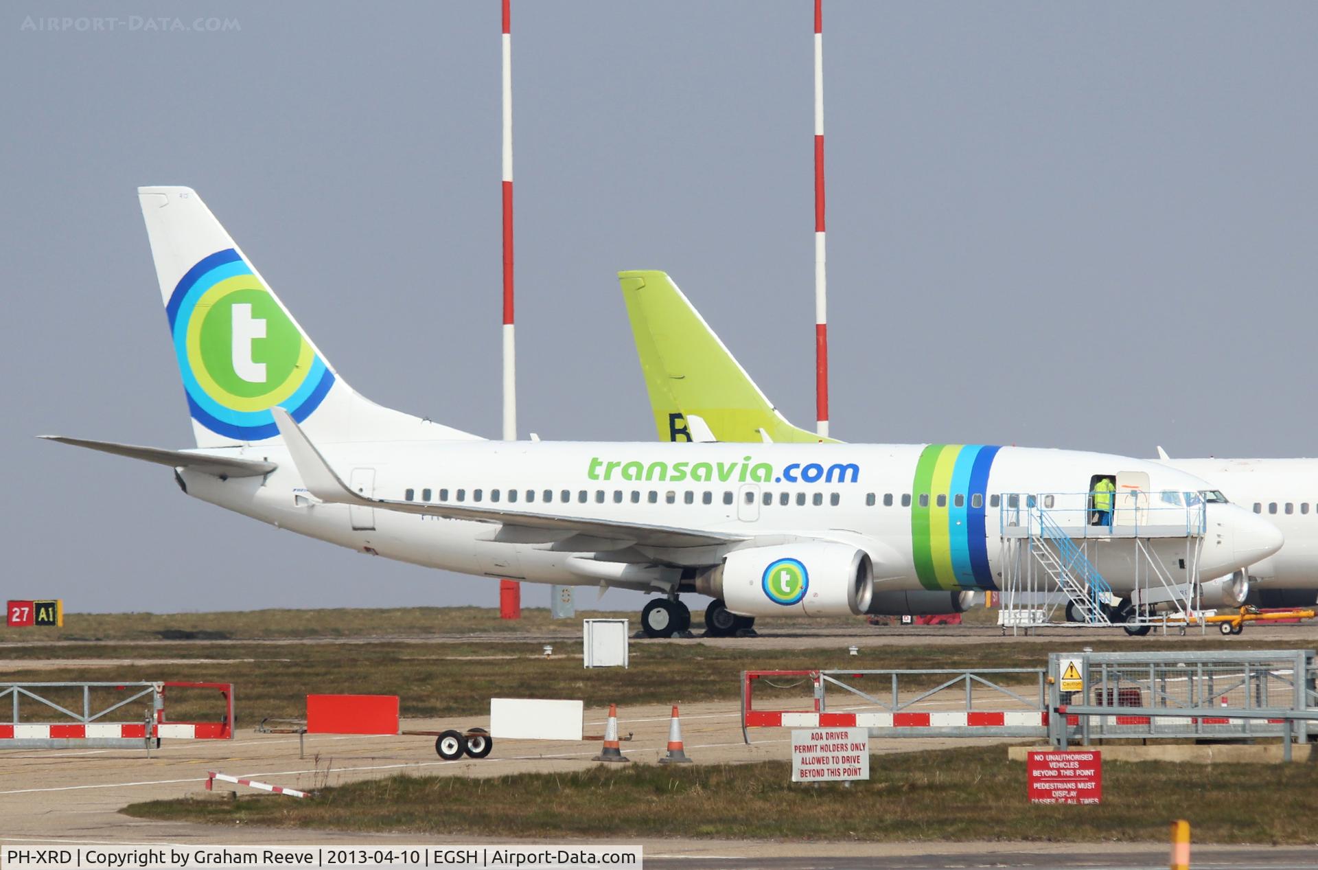 PH-XRD, 2003 Boeing 737-7K2 C/N 30659, Parked at Norwich.