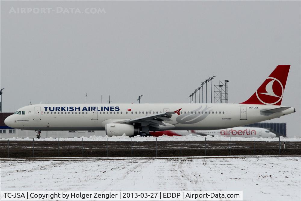 TC-JSA, 2012 Airbus A321-231 C/N 5154, Taxiing on Whiskey 1 to holding point 08L....