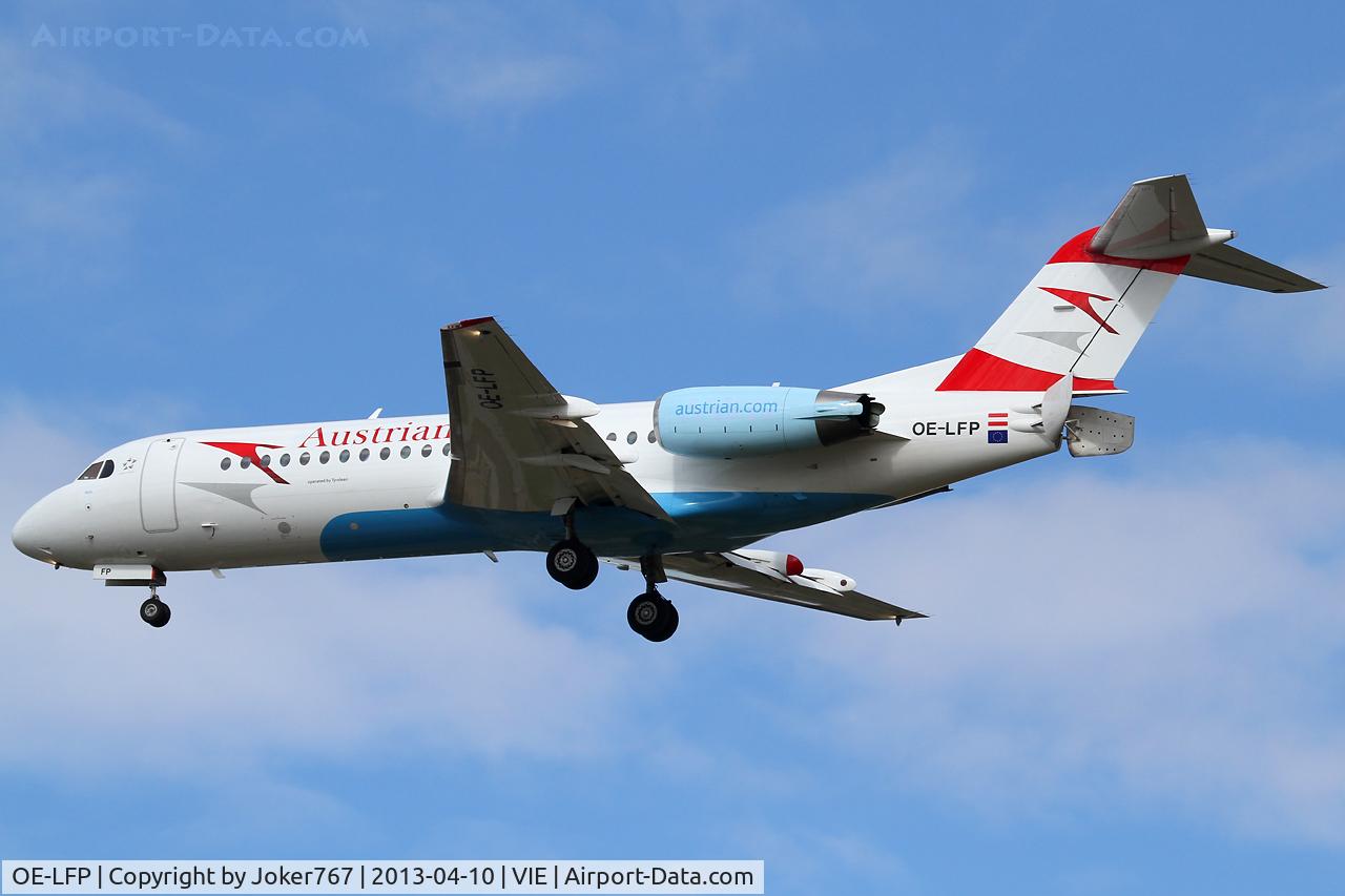 OE-LFP, Fokker 70 (F-28-0070) C/N 11560, Austrian Airlines