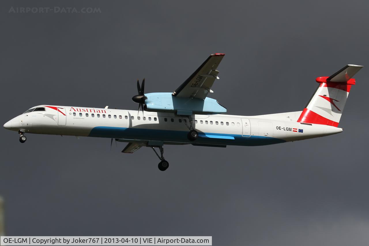 OE-LGM, 2010 De Havilland Canada DHC-8-402Q Dash 8 C/N 4319, Austrian Airlines