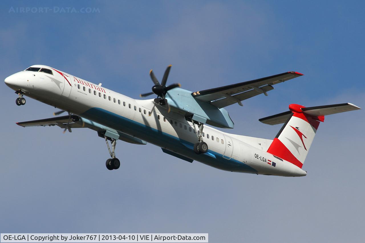 OE-LGA, 1999 De Havilland Canada DHC-8-402Q Dash 8 C/N 4014, Austrian Airlines
