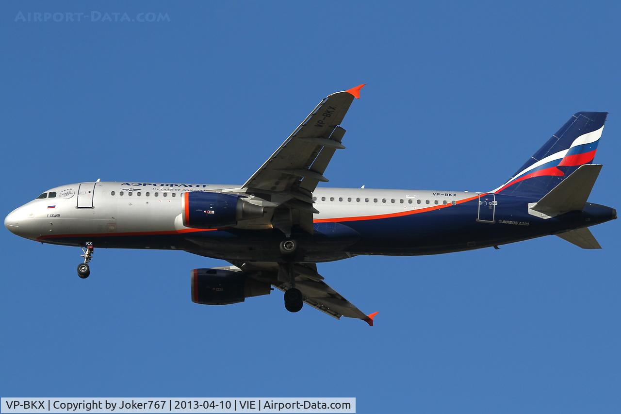 VP-BKX, 2008 Airbus A320-214 C/N 3410, Aeroflot