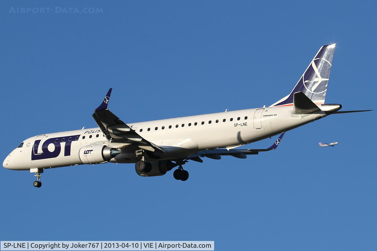 SP-LNE, 2012 Embraer 195LR (ERJ-190-200LR) C/N 19000583, LOT - Polish Airlines