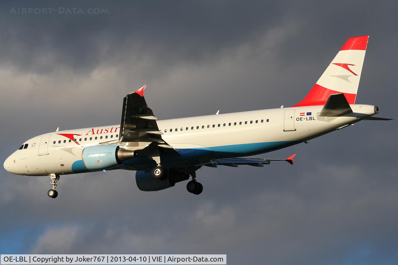 OE-LBL, 2003 Airbus A320-214 C/N 2009, Austrian Airlines