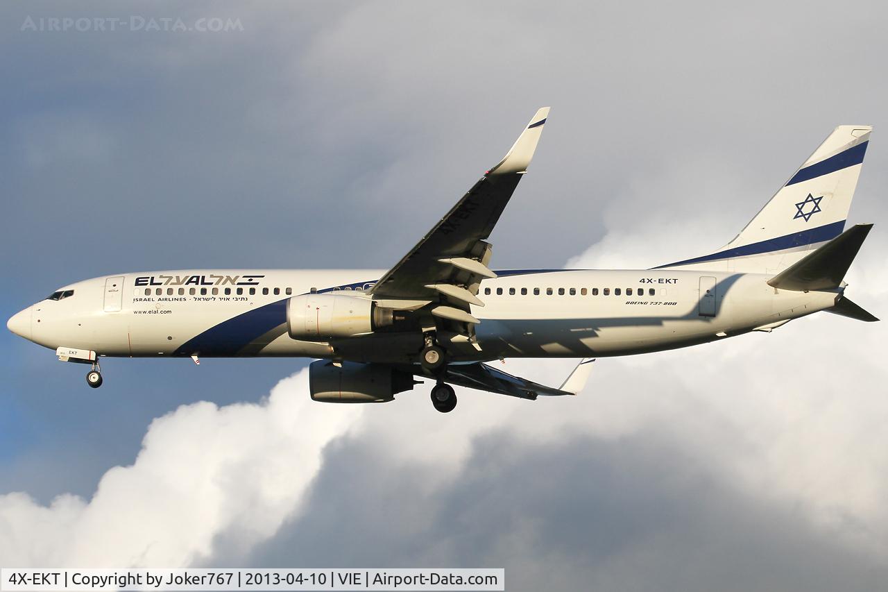 4X-EKT, 2006 Boeing 737-8BK C/N 33030, El Al