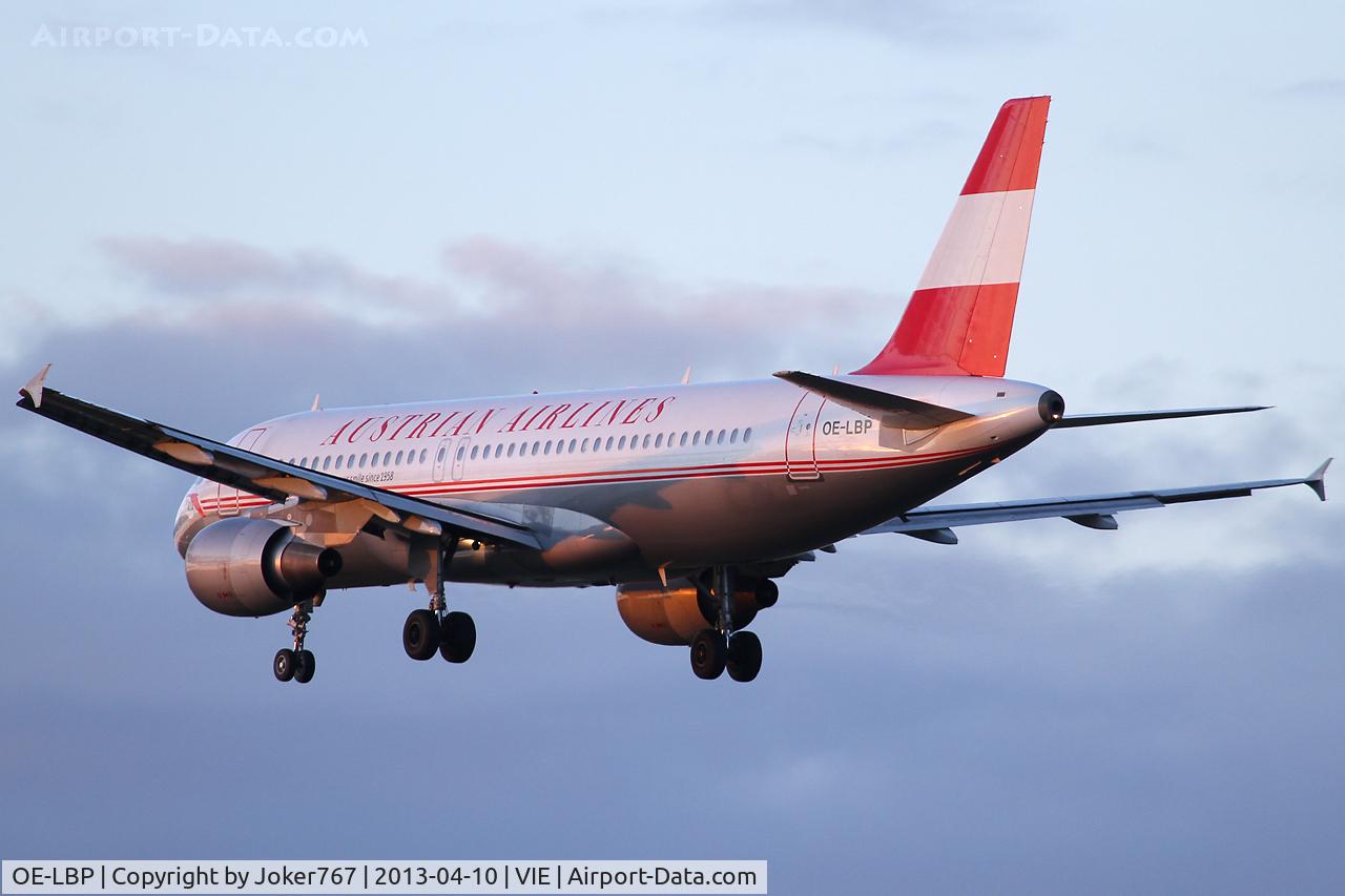 OE-LBP, 1998 Airbus A320-214 C/N 797, Austrian Airlines