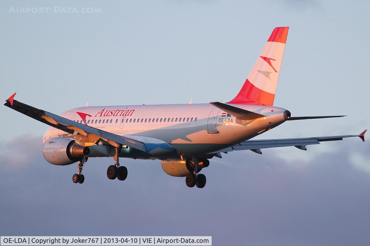 OE-LDA, 2004 Airbus A319-112 C/N 2131, Austrian Airlines