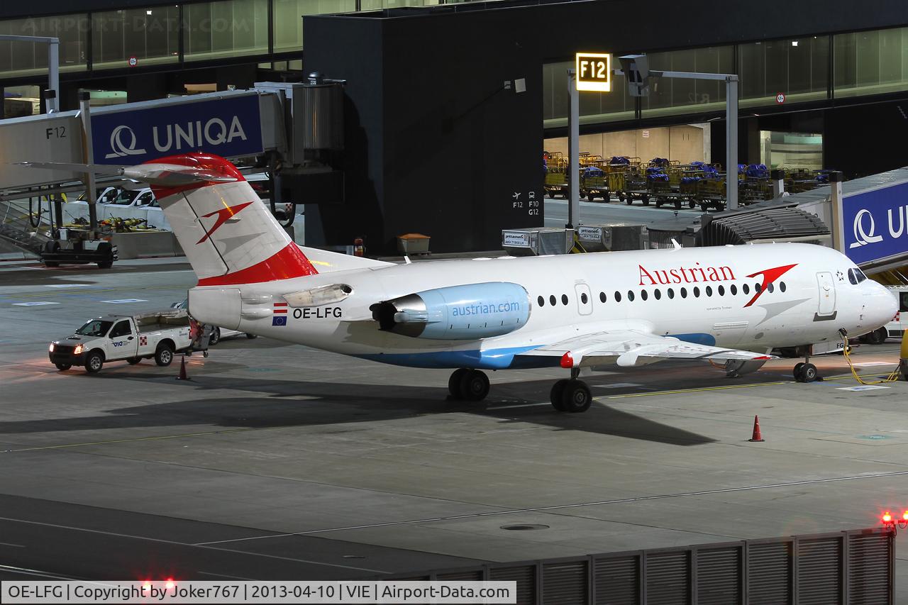 OE-LFG, 1995 Fokker 70 (F-28-0070) C/N 11549, Austrian Airlines