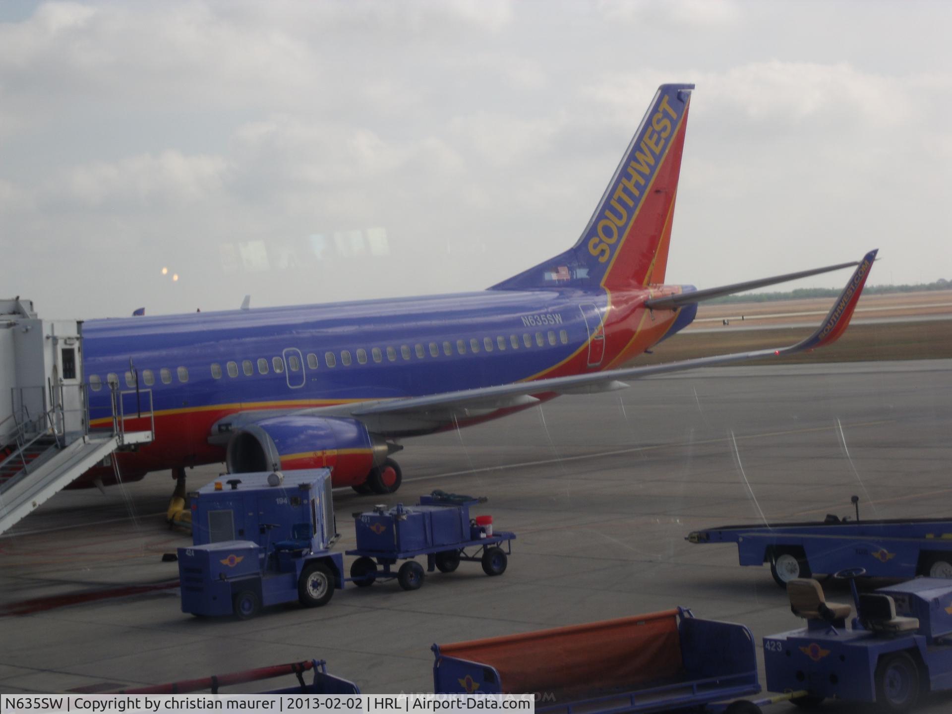 N635SW, 1996 Boeing 737-3H4 C/N 27708, swa 737
