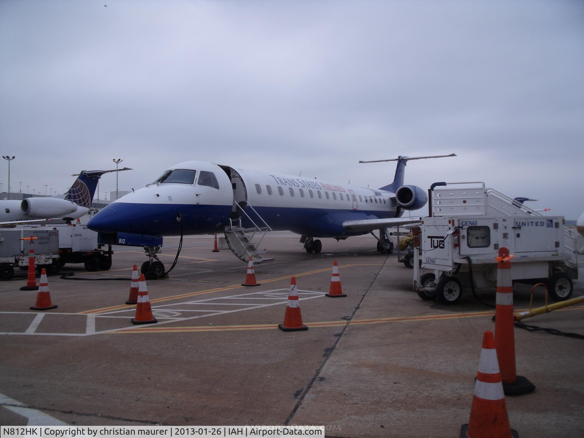 N812HK, 2001 Embraer ERJ-145LR (EMB-145LR) C/N 145373, TRANS STATES AIRLINES ERJ-145LR