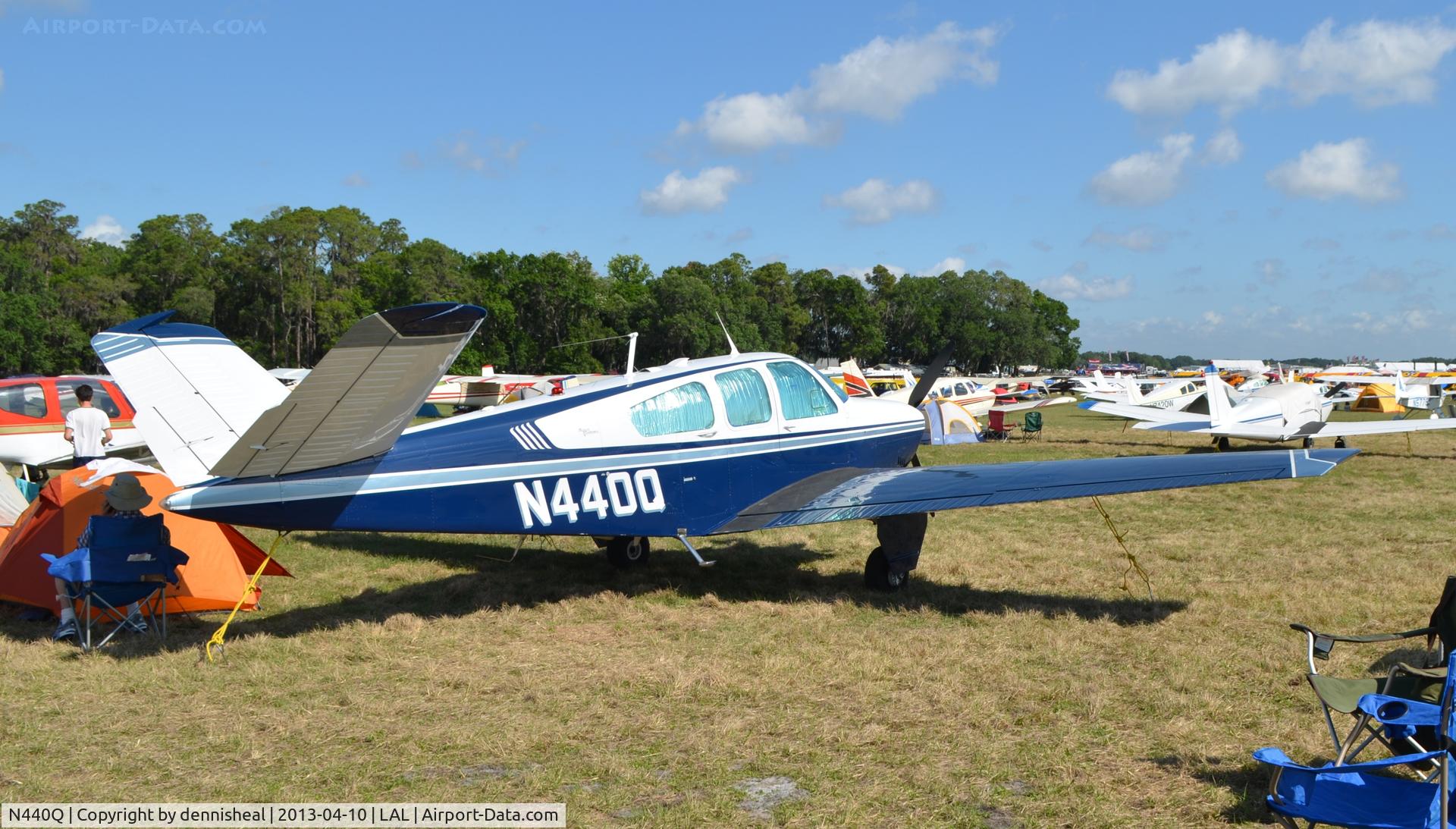 N440Q, 1964 Beech S35 Bonanza C/N D-7410, 1964 BEECH S35 AT SUN N FUN