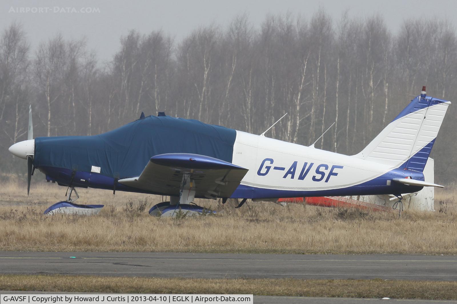 G-AVSF, 1967 Piper PA-28-180 Cherokee C/N 28-4197, Privately owned.
