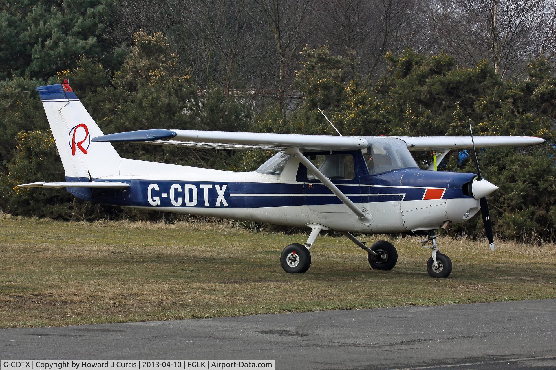 G-CDTX, 1979 Reims F152 C/N 1662, Privately owned.