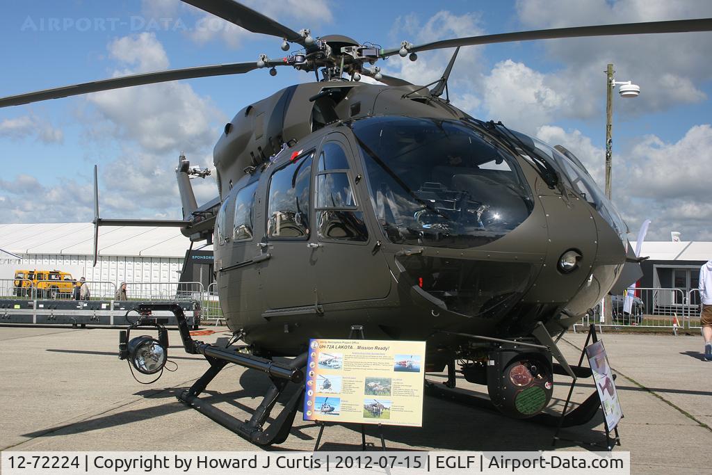 12-72224, 2012 Eurocopter UH-72A Lakota C/N 9501, In the static display at the Farnborough Air Show.