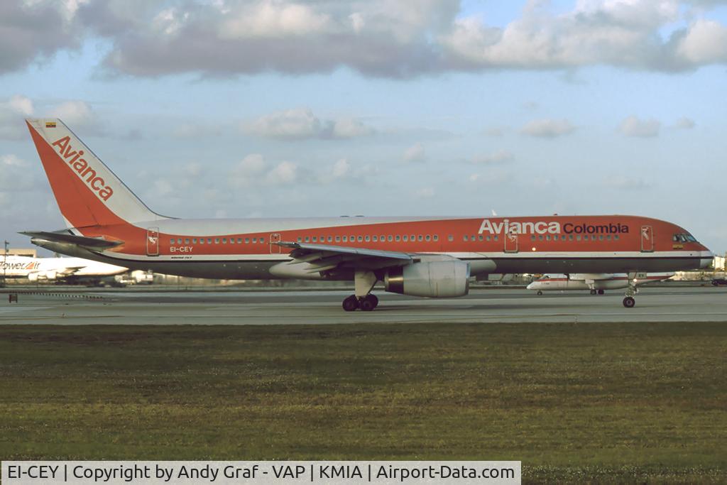 EI-CEY, Boeing 757-2YO C/N 26152, Avianca 757-200