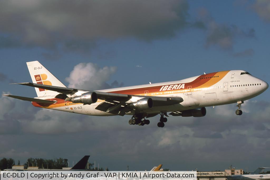 EC-DLD, 1981 Boeing 747-256B C/N 22455, Iberia 747-200